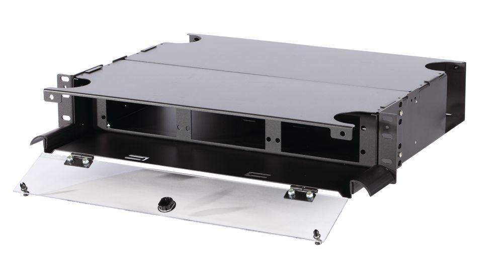 Legrand Distribuidor de Fibra Óptica, 2U, Negro