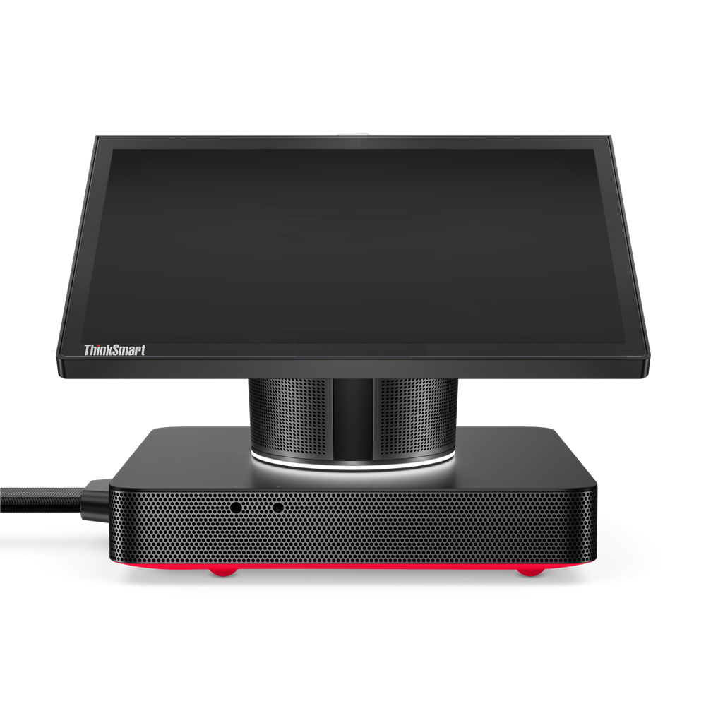 Lenovo Sistema de Videoconferencia ThinkSmart HUB, Full HD, 1x RJ-45, 2x HDMI, 2x USB 3.1, Negro ― incluye 1 Cámara/1 Bocina