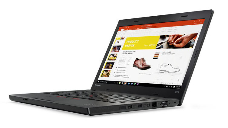 Laptop Lenovo ThinkPad L470 14'' HD, Intel Core i5-7200U 2.50GHz, 4GB, 500GB, Windows 10 Pro 64 bits, Negro