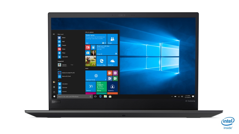Laptop Lenovo ThinkPad X1 Extreme 15.6" 4K Ultra HD, Intel Core i7-8850H 2.60GHz, 16GB, 512GB SSD, NVIDIA GeForce GTX 1050 Ti, Windows 10 Pro 64-bit, Negro ― Teclado en Inglés