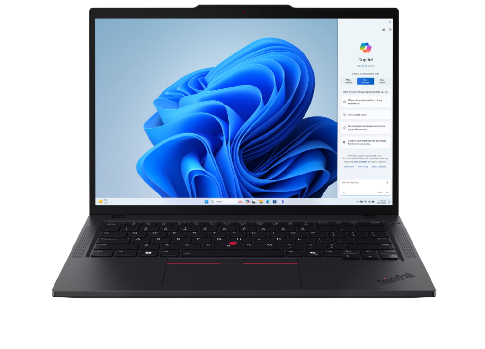 Laptop Lenovo ThinkPad T14 Gen 5, 14" 1920x1200 WUXGA, Intel Core Ultra 7 155H, 32GB, 1TB SSD, Windows 11 Pro, Español