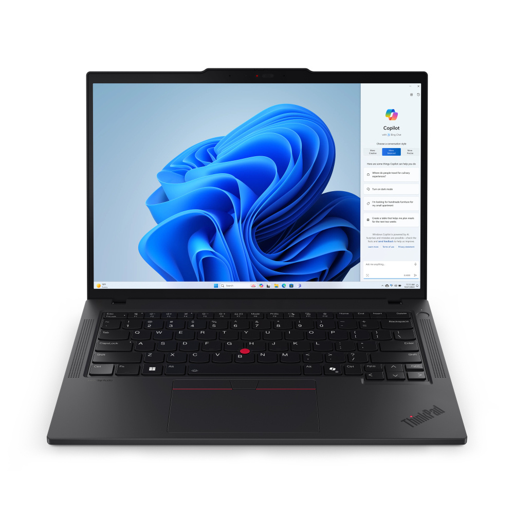 Laptop Lenovo ThinkPad T14 Gen 5, 14" 1920x1200 WUXGA, Intel Core Ultra 5 135H, 32GB, 512GB SSD, Windows 11 Pro, Español