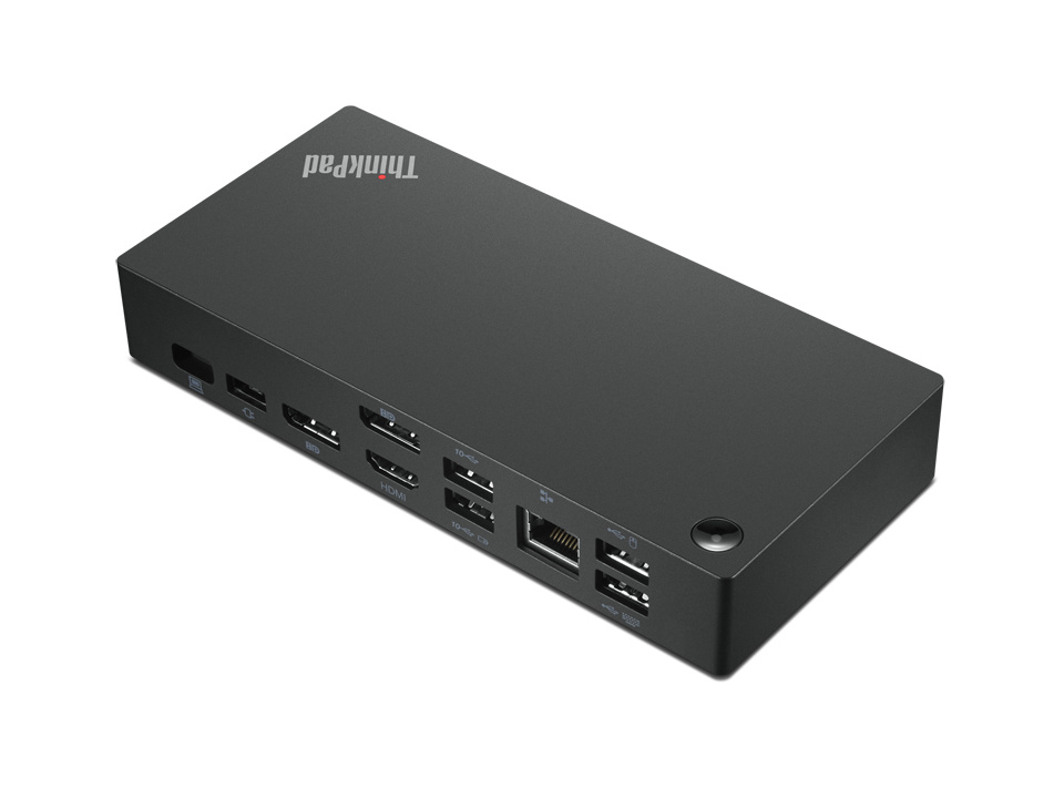 Lenovo Docking Station ThinkPad Universal USB-C, 3x USB 3.1, 2x USB 2.0, 1x HDMI/1x RJ-45/2x DisplayPort, Negro