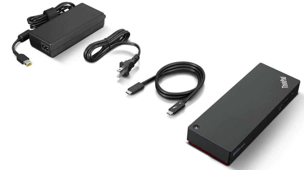 Lenovo Docking Station 40B10135US Thunderbolt 4, 1 x USB-C 3.0, 4 x USB-A 3.0, 1 x HDMI, 2 x DisplayPort, 1 x RJ-45, 1 x 3.5mm