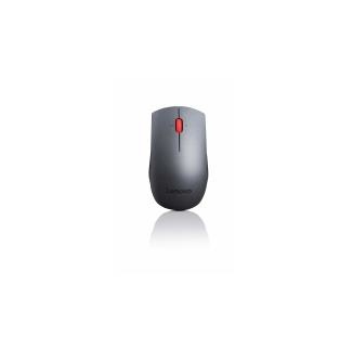 Mouse Lenovo Láser 4X30H56886, RF Inalámbrico, 1600DPI, Gris/Rojo