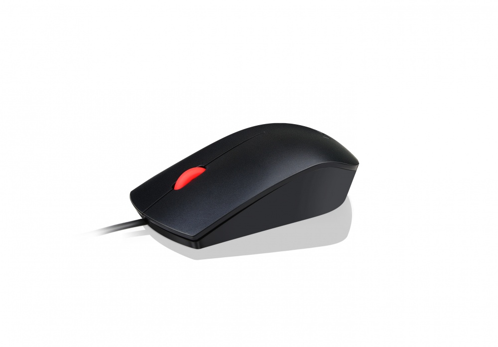 Mouse Lenovo Óptico 4Y50R20863, Alámbrico, USB, 1600DPI, Negro
