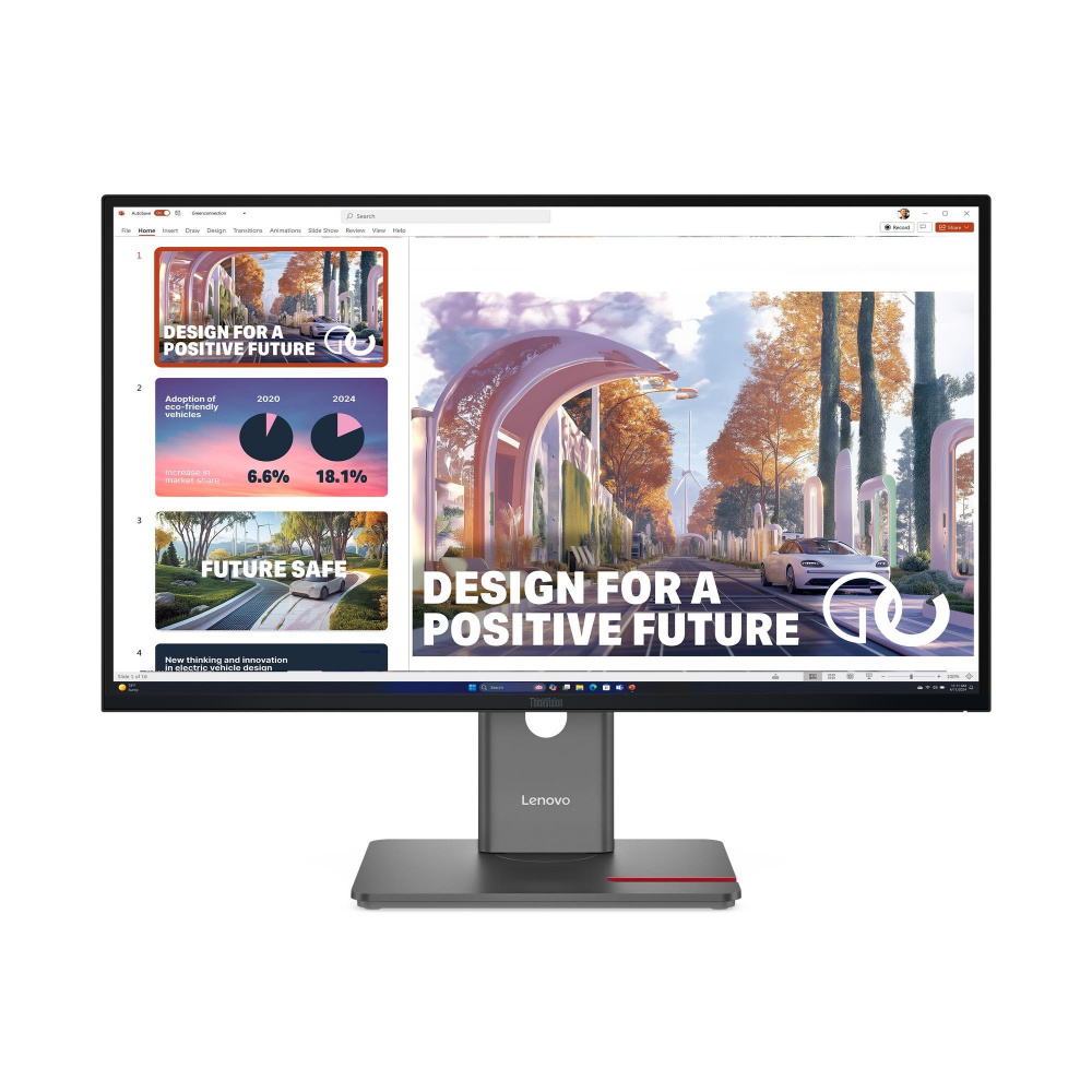 Monitor Lenovo ThinkVision P27QD-40 LED 27", 2560x1440, 120Hz, HDMI/DisplayPort, Negro