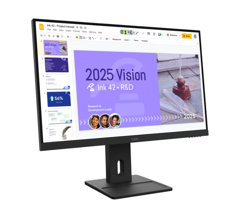 Monitor Lenovo 64BDGAR4LA LED 27", 2560x1440, 100Hz, HDMI, Bocinas Integradas, Negro