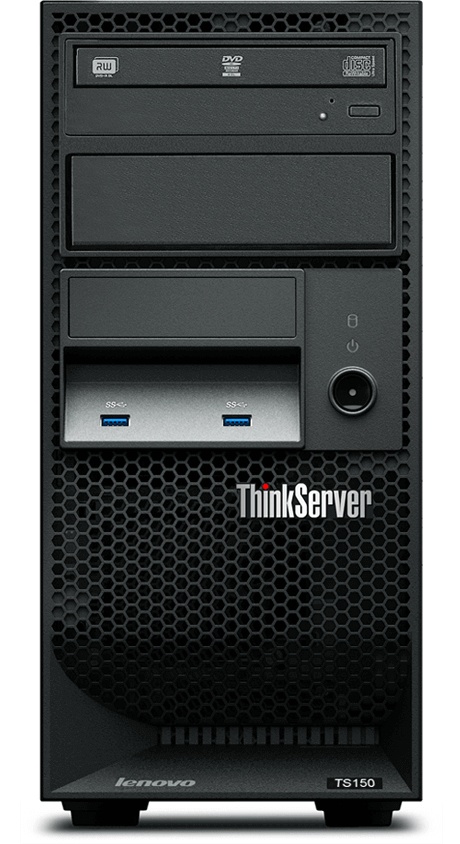 Servidor Lenovo ThinkServer TS150, Intel Xeon E3-1225V6 3.30GHz, 16GB DDR4, 4TB, 3.5'', SATA III, Tower (4U), no Sistema Operativo Instalado ― incluye YourDrive YourData 3 Años Servicio Esencial 24x7x4 Horas