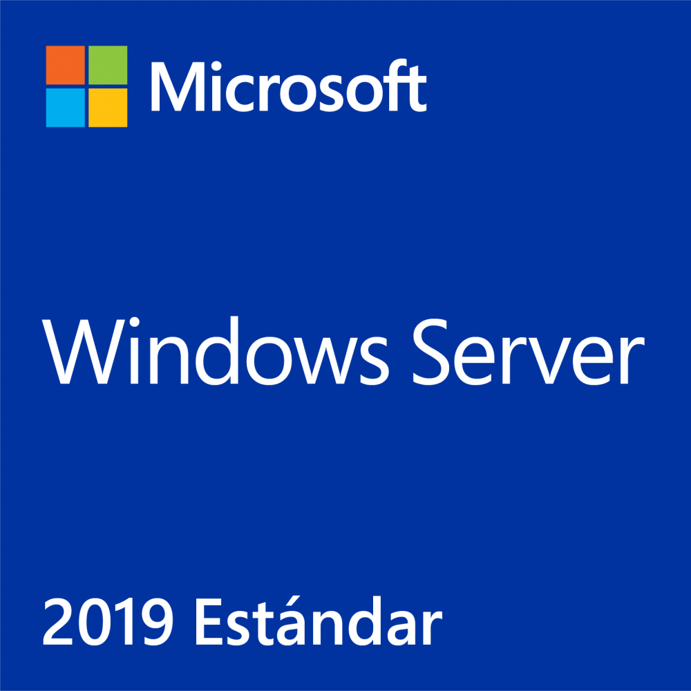 Lenovo Microsoft Windows Server 2019 Standard ROK, 16-Core, 64-bit, Español