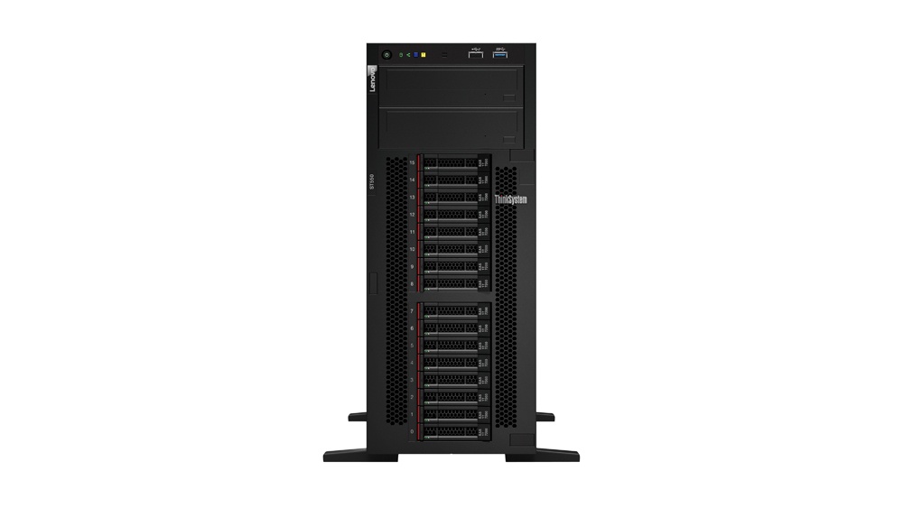 Servidor Lenovo ThinkSystem ST550, Intel Xeon 3106 1.70GHz, 16GB DDR4, máx. 61.44TB, 2.5"/3.5", SAS/SATA, Torre - no Sistema Operativo Instalado