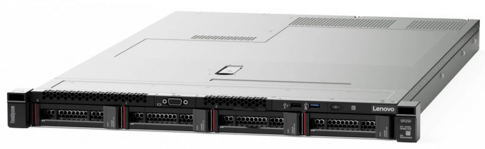 Servidor Lenovo Thinksystem SR250, Intel Xeon E-2224 3.40GHz, 16GB DDR4, 3.5", SATA, Rack (1U) - no Sistema Operativo Instalado