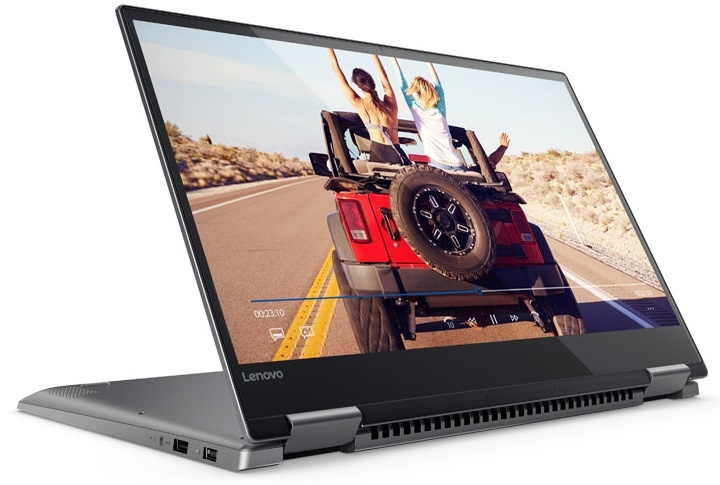 Lenovo 2 en 1 Yoga 720 15.6'' Full HD, Intel Core i5-7300HQ 2.50GHz, 16GB, 1TB, Windows 10 Home 64-bit, Gris