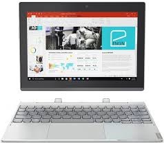 Lenovo 2 en 1 Idea Miix 320-10ICR 10.1", Intel Atom x5-Z8350, 2GB, 32GB SSD, Windows 10 Home, Plata