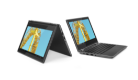 Lenovo 2 en 1 300e 2da Gen 11.6" HD, Intel Celeron N4120 1.10GHz, 4GB, 64GB, Windows 10 Pro 64-bit, Español, Negro