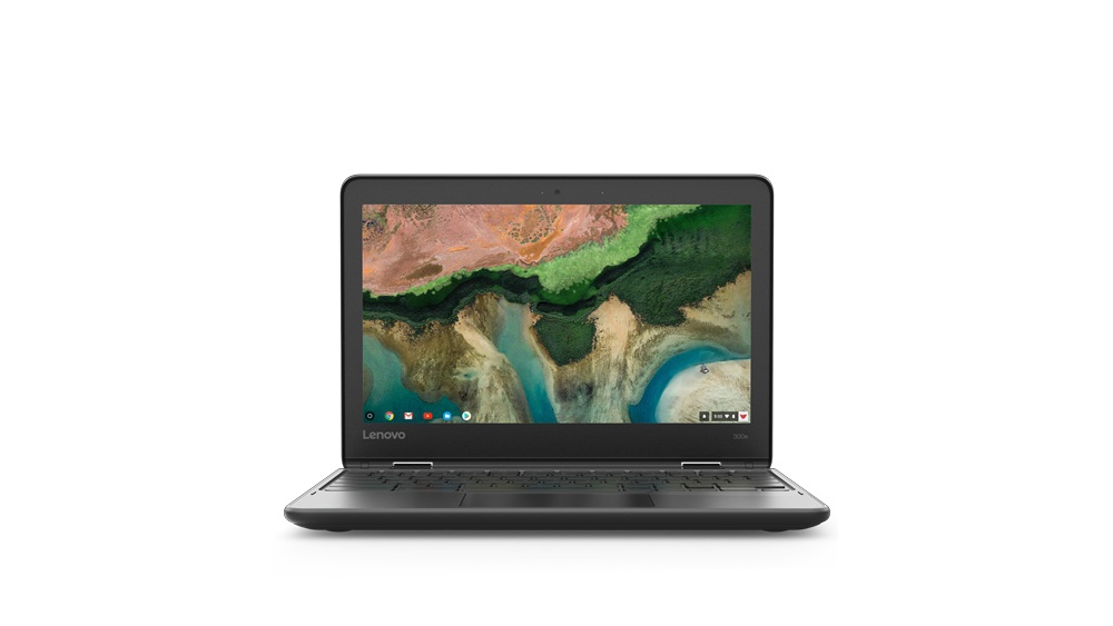 Laptop Lenovo 300e Chromebook 11.6" HD, Intel Celeron N4020 1.10GHz, 4GB, 32GB eMMC, Chrome OS, Español, Negro