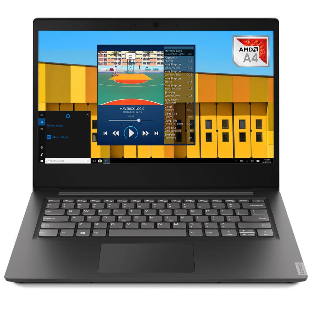 Laptop Lenovo IdeaPad S145-14AST 14" HD, AMD A4-9125 2.30GHz, 4GB, 500GB, Windows 10 Home 64-bit, Español, Negro