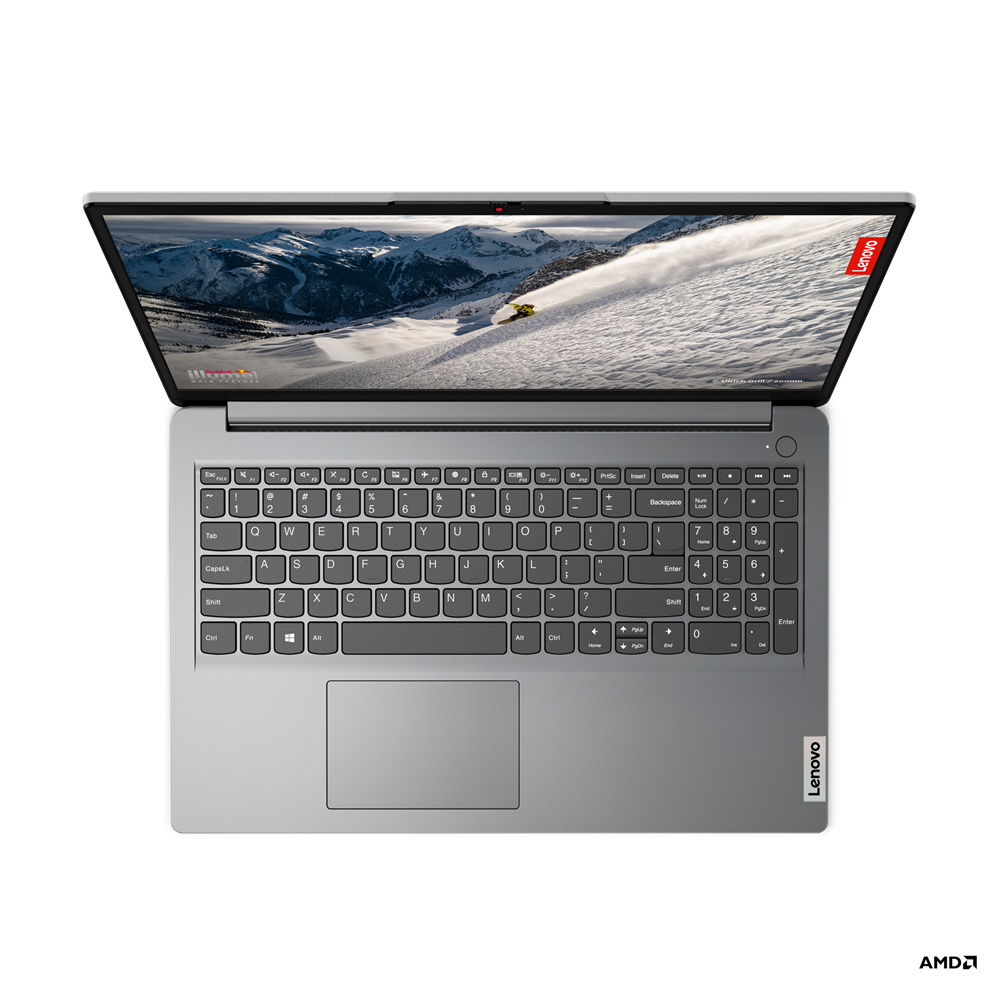 Laptop Lenovo IdeaPad 1 15ALC7, 15.6" 1920x1080 Full HD Táctil, AMD Ryzen 7 5700U, 12GB, 512GB SSD, Windows 11 S, Inglés