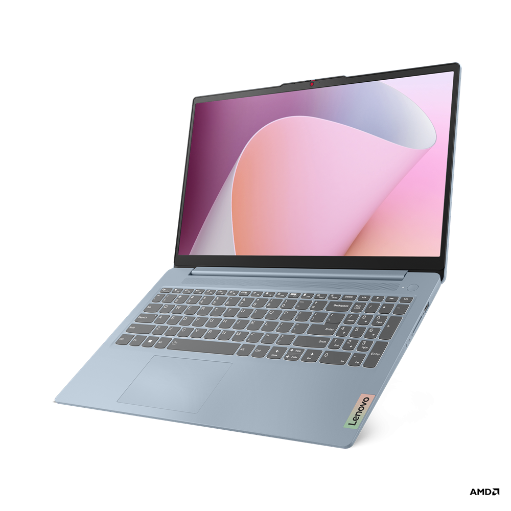 Laptop Lenovo IdeaPad Slim 3 15AMN8 15.6" Full HD, AMD Ryzen 5 7520U 2.80GHz, 8GB, 512GB SSD, Windows 11 Home 64-bit, Español, Azul Escarcha