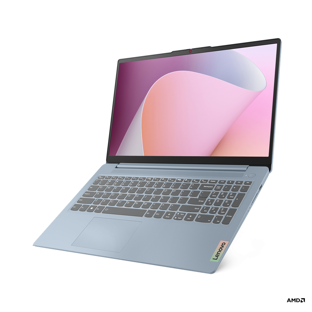 Laptop Lenovo IdeaPad Slim 3 15AMN8 15.6" Full HD, AMD Ryzen 5 7520U 2.80GHz, 8GB, 512GB SSD, Windows 11 Home 64-bit, Español, Azul Escarcha