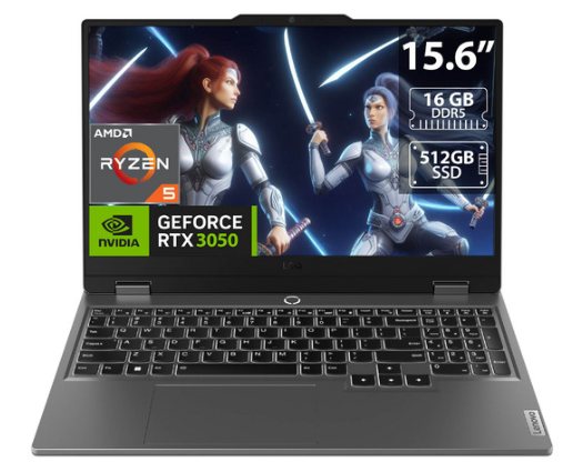 Laptop Gamer Lenovo LOQ 15ARP9, 15.6" 1920x1080 Full HD, AMD Ryzen 5 7235HS, NVIDIA GeForce RTX 3050, 16GB, 512GB SSD, Windows 11 Home, Español