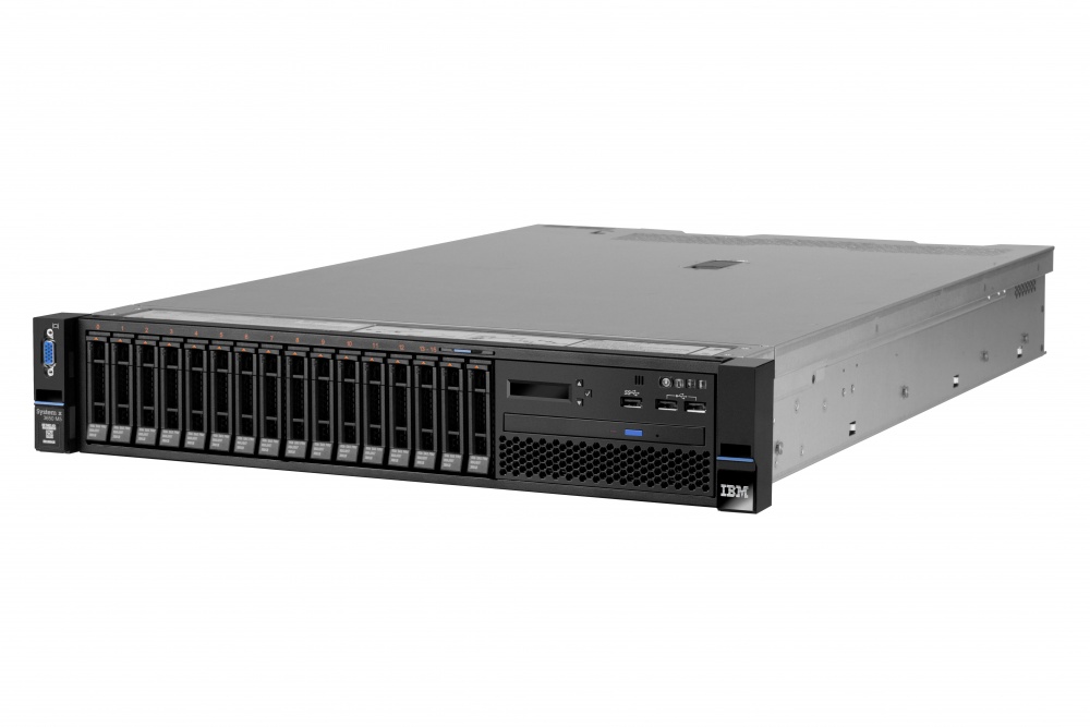 Servidor Lenovo System x3650 M5, Intel Xeon E5-2620V4 2.10GHz, 16GB DDR4, 2.5'', SATA III, Rack (2U) - no Sistema Operativo Instalado