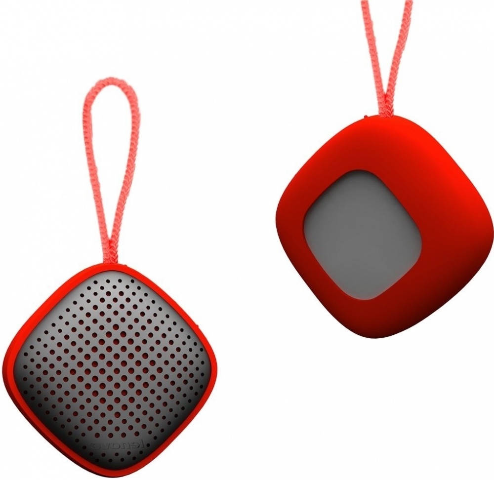 Lenovo Bocina Portátil BT410, Bluetooth, Inalámbrico, 2W RMS, Rojo