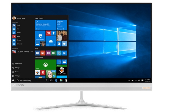 Lenovo IdeaCentre 510S All-in-One 23", Intel Core i5-6200U 2.30GHz, 16GB, 1TB, Windows 10 Home 64-bit, Plata