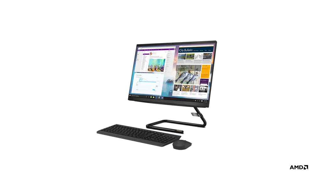 Lenovo IdeaCentre 3 22ADA05 All-in-One 21.5", AMD Ryzen 3 3250U 2.60GHz, 8GB, 1TB HDD, Windows 10 Pro 64-bit, Negro