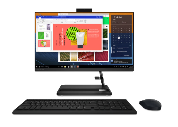 Lenovo IdeaCentre 3 22ADA6 All-in-One 21.5", AMD Athlon Silver 3050U 2.30GHz, 4GB, 1TB, Windows 11 Home 64-bit, Negro + Teclado/Mouse