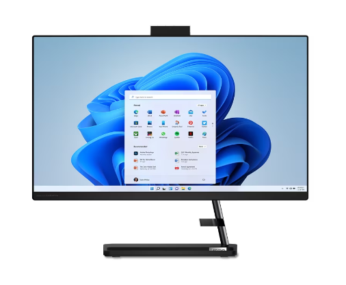Lenovo IdeaCentre AIO 3 24IAP7 All-in-One 23.8", Intel Core i3-1215U 3.30GHz, 8GB, 256GB SSD + 1TB HDD, Windows 11 Home 64-bit, Negro