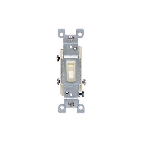 Leviton Apagador Palanca 1453-WCP, 3 Vías, 15A, Blanco