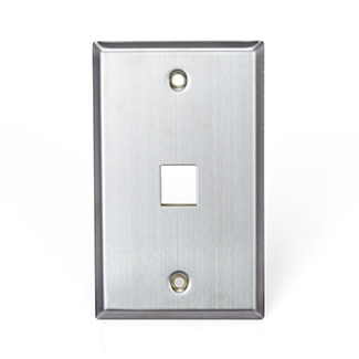Leviton Tapa para Canaleta 43080-1S1, 70.1 mm x 114 mm, Gris, 1 Pieza