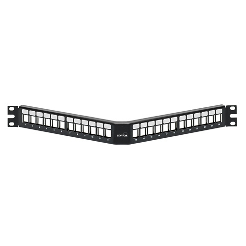 Leviton Panel de Parcheo Cat5e/Cat6/Cat6a, 24 Puertos RJ-45, 1U