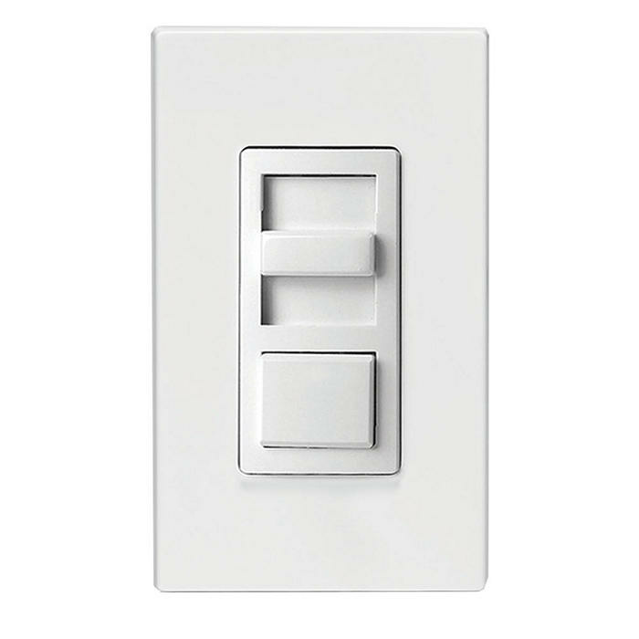 Leviton Atenuador de Luz IllumaTech 60, 2 Botones, Blanco
