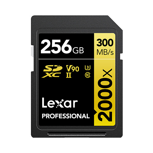 Memoria Flash Lexar Professional 2000x, 256GB SDXC UHS-II Clase 10