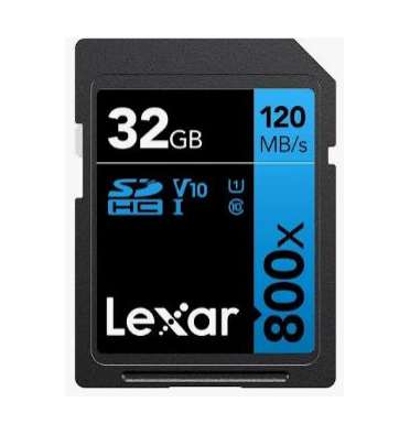Memoria Flash Lexar LSDMI32GCBNA1000A, 32GB SD UHS-II