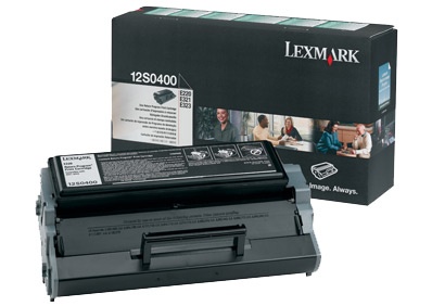 Tóner Lexmark 12S0400 Negro, 2500 Páginas