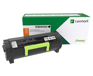 Tóner Lexmark 51B4H00 Alto Rendimiento Negro, 8.500 Páginas 