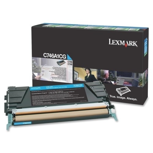 Tóner Lexmark C746A1CG Cian, 7.000 Páginas 