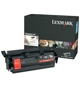 Tóner Lexmark T650H80G Negro, 25.000 Páginas