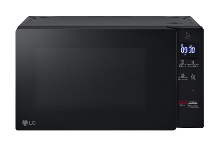 LG Horno de Microondas MS-2032GAS, 0.7 Pies Cúbicos, 700W, 20 Litros, Negro