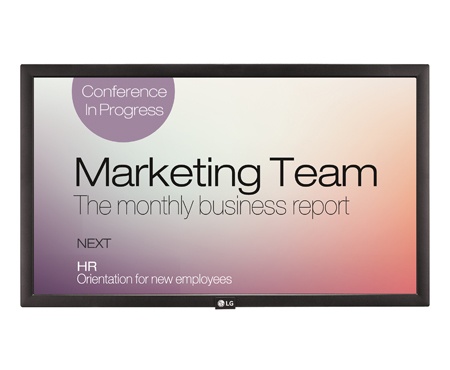 LG 22SM3B Pantalla Comercial LCD 22", Full HD, Negro