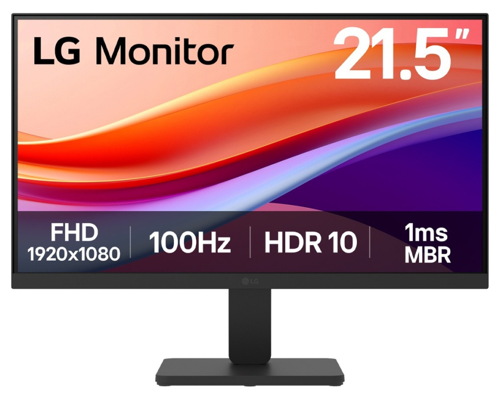 Monitor LG 22U401A-B LED 21.5", 1920x1080 Full HD, 100Hz, HDMI, Negro