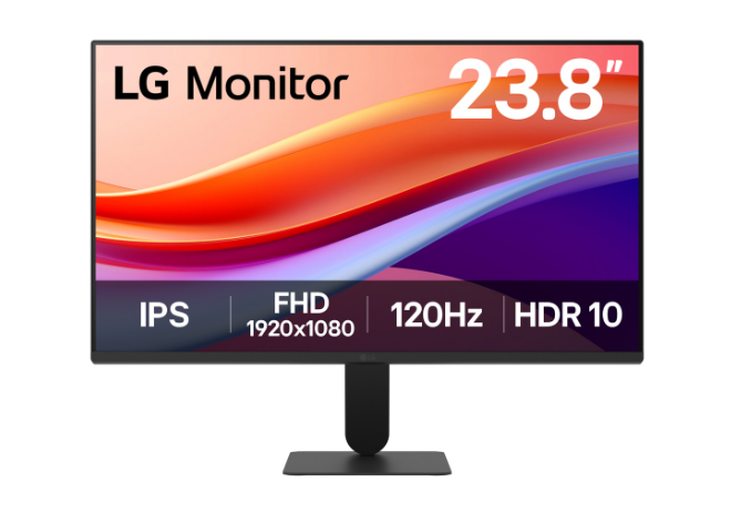 Monitor LG 24U411A-B LCD 23.8", 1920x1080 Full HD, 120Hz, HDMI, Negro