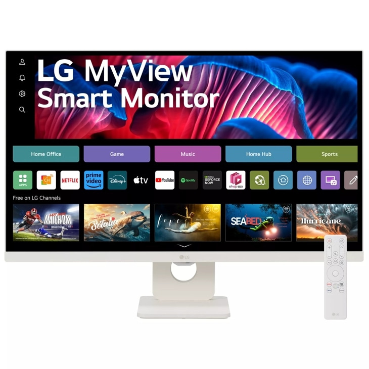 Monitor LG MyView Smart LED 27", 3840x2160 4K Ultra HD, 60Hz, HDMI, Bocinas Integradas, Blanco 