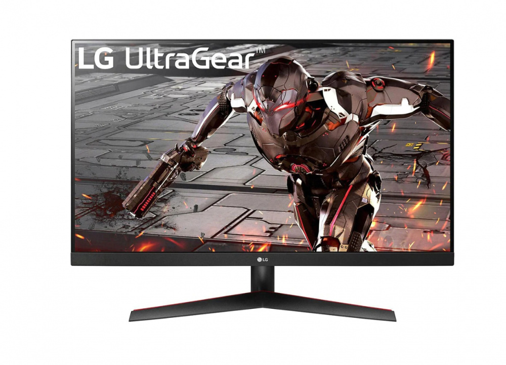 Monitor Gamer LG UltraGear LCD 31.5", 2560x1440 Quad HD, FreeSync, 165Hz, HDMI/DisplayPort, Negro/Rojo 