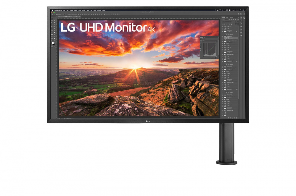 Monitor LG 32UK580-B Ergo LED 32", Ultra HD, FreeSync, 60Hz, HDMI, Bocinas Integradas (2 x 10W), Negro