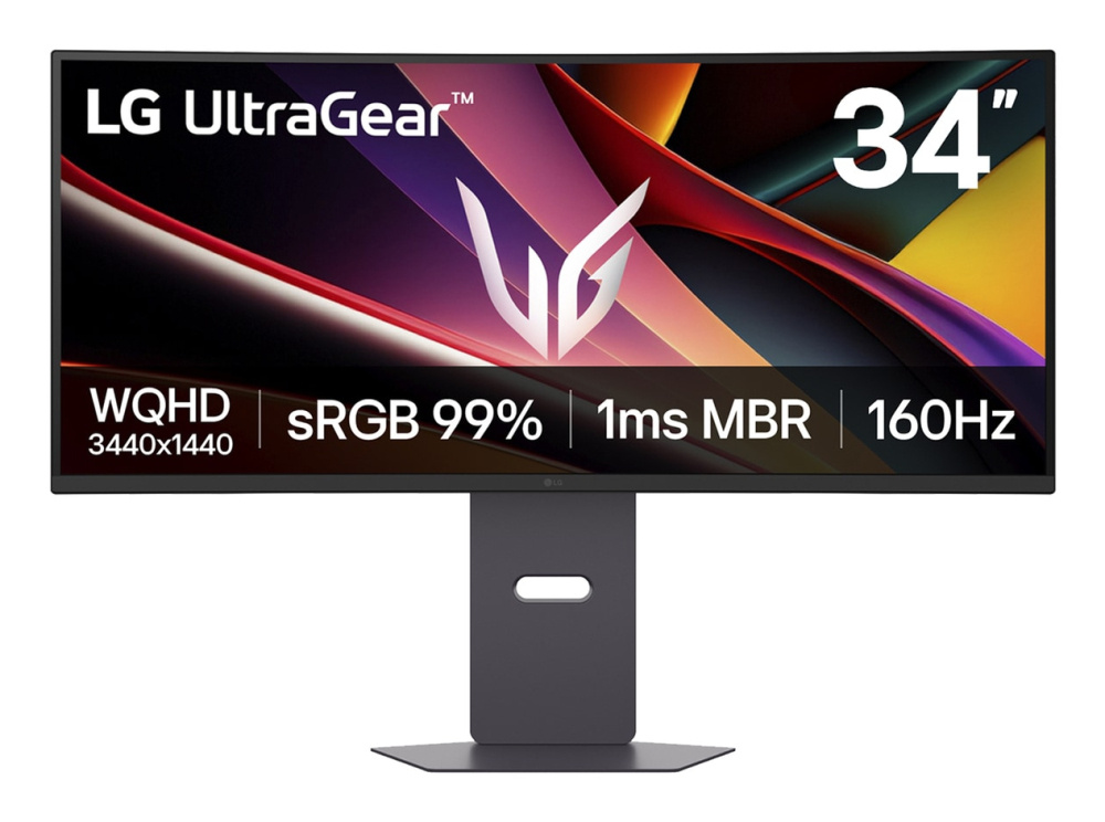 Monitor Gamer Curvo LG UltraGear LCD 34", 3440x1440 Ultra Wide Quad HD, FreeSync, 160Hz, HDMI/DisplayPort, Bocinas Integradas, Negro