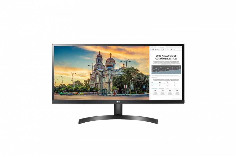 Monitor LG 34WL500-B LED 34", Full HD, Ultra Wide, 75Hz, HDMI, Negro